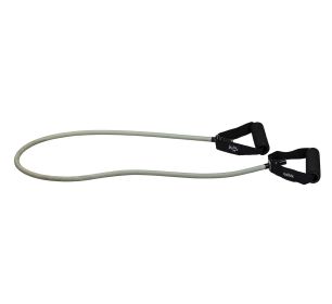 CanDo Exercise Tubing with Handles, 48 in (Resistance: Silver, 48 in)