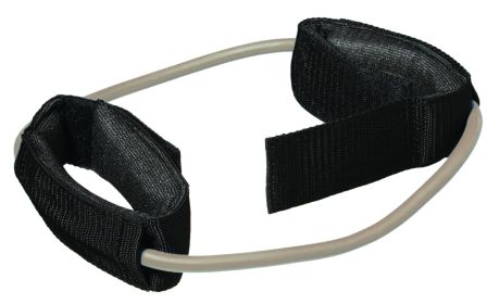 CanDo Tubing Exerciser with Ankle Cuffs (Resistance: Tan)