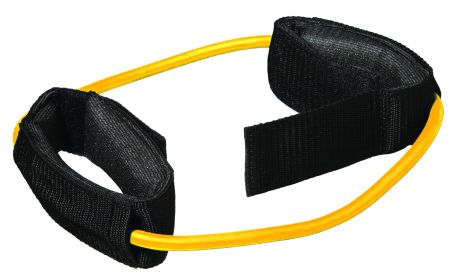 CanDo Tubing Exerciser with Ankle Cuffs (Resistance: Yellow)