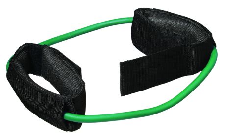 CanDo Tubing Exerciser with Ankle Cuffs (Resistance: Green)
