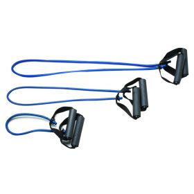 CanDo Tubing with Handles Full Body Set (Resistance: Set (1 each 18 in 36 in 48 in) blue)