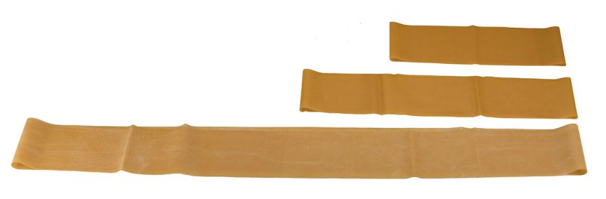CanDo Band Loop Full Body Set (Resistance: Set (1 each 10 in 15 in 30 in) gold)
