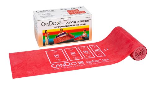 CanDo AccuForce Exercise Band, 6 Yard (Resistance: Red, 6 yard)