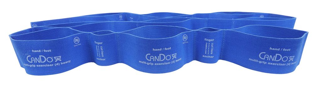 CanDo Multi-Grip Exerciser, 6 ft (Resistance: Heavy, Blue)