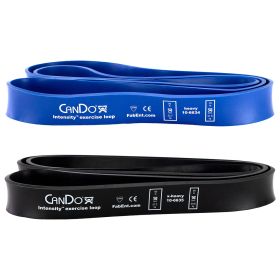CanDo Intensity Loop Set (Set: Set of 2 blue (heavy) 50 to 70 lb and black (X Heavy) 60 to 90 lb)