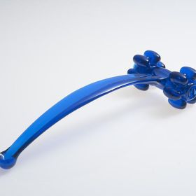 Pressure Positive Vibrassager Massage Tool (Color: Blue)