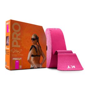 KT Tape Pro Precut 10 in Strips, 150 Count (Color: Pink)