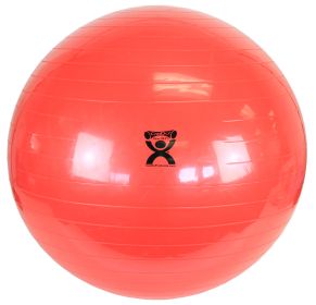 CanDo Inflatable Exercise Ball (size: Red, 75 cm (30 in))