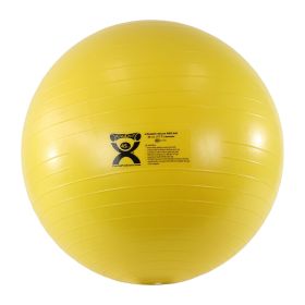 CanDo ABS Inflatable Exercise Ball (size: 45 cm (17.7 in) yellow)