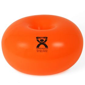 CanDo Donut Ball (size: 55 cm diameter x 30 cm high, orange)