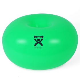 CanDo Donut Ball (size: 65 cm diameter x 35 cm high, green)