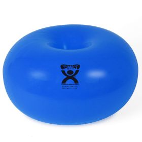 CanDo Donut Ball (size: 85 cm diameter x 45 cm high, blue)