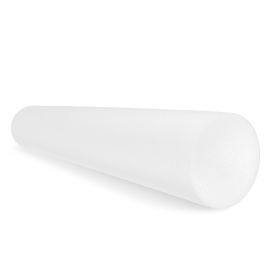 CanDo Round Foam Roller, White (size: 6 x 36 in)
