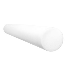 CanDo Round Foam Roller, White (size: 4 x 36 in)