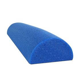 CanDo Foam Roller, Blue (size: Half round, 6 x 36 in, blue)