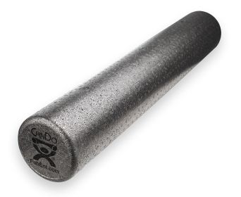 CanDo High Density Black Foam Roller (size: 6 x 36 in)