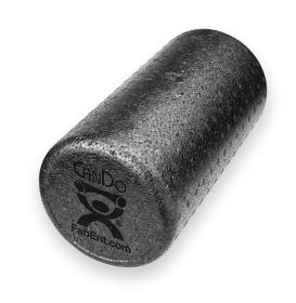 CanDo High Density Black Foam Roller (size: 6 x 12 in)