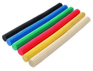 CanDo Twist Bend n Shake Bar Exerciser, 24 in (Resistance: 6 pc set (1 each tan through black))