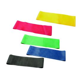 CanDo Band Loop 5 Piece Set (Length: 10 in 5 pc set (1 each yellow through black))