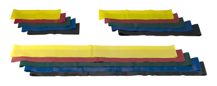 CanDo Band Loop Full Body Set (Resistance: 5 pc set (1 each yellow through black))