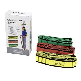 CanDo Multi-Grip Exerciser Plus PEP Pack (Pack: Easy (1 each Yellow Red Green))