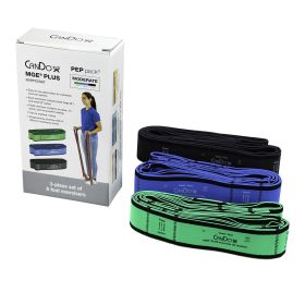 CanDo Multi-Grip Exerciser Plus PEP Pack (Pack: Moderate (1 each Green Blue Black))