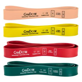CanDo Intensity Loop Set (Set: Set of 4 tan (XX Light) through green (medium))
