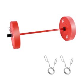 Olympic Barbell for 2-Inch Plates, Knurled Grip (Length: 4 ft)