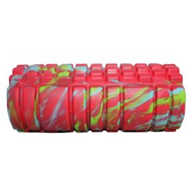 Camo Deep Tissue Foam Roller, 13 Inch (Color: Red Camo)